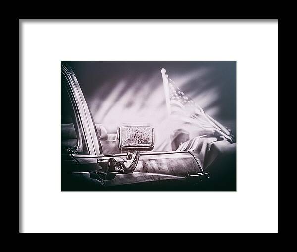 Cadillac Framed Print featuring the photograph American friday 2 by Jaroslav Buna