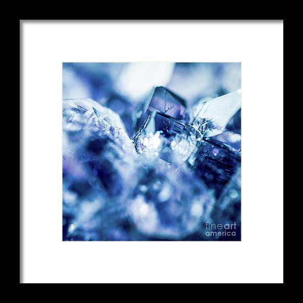 Amethyst Framed Print featuring the photograph Amethyst Blue by Sharon Mau
