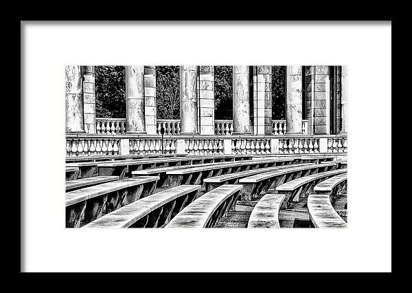 Amphitheater Framed Print featuring the photograph Amphitheater by Paul W Faust - Impressions of Light