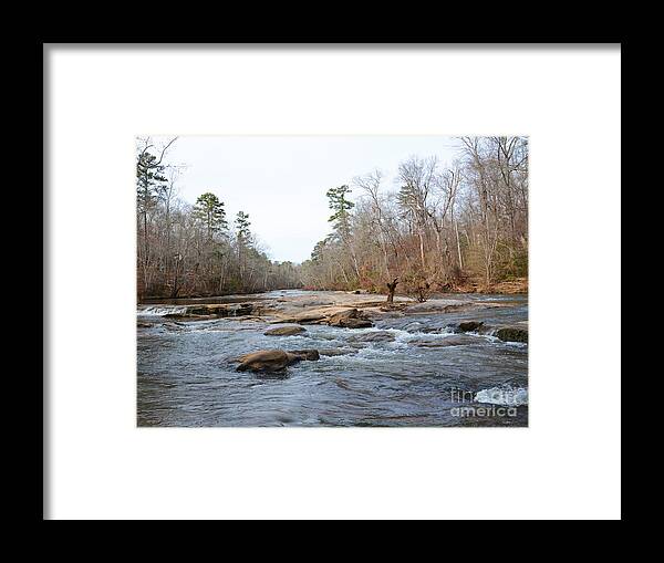 Adrian-deleon Framed Print featuring the photograph An Adventure to Yellow River Park -Dekalb Georgia by Adrian De Leon Art and Photography