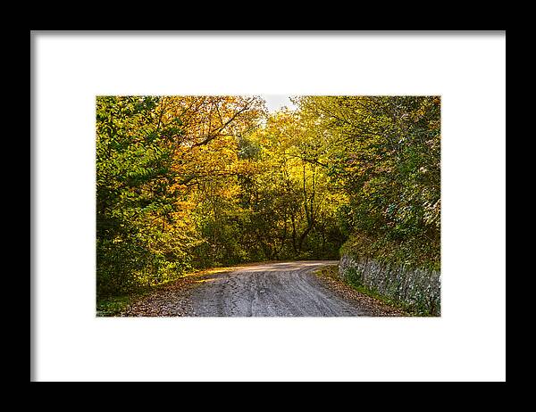 Fall Framed Print featuring the photograph An autumn landscape - HDR 2 by AM FineArtPrints
