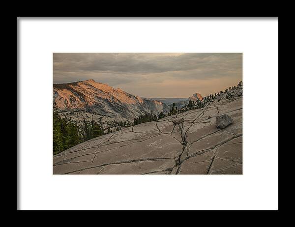Yosemite Framed Print featuring the photograph An Evening on Olmstead Point - Pt 1 by Doug Scrima
