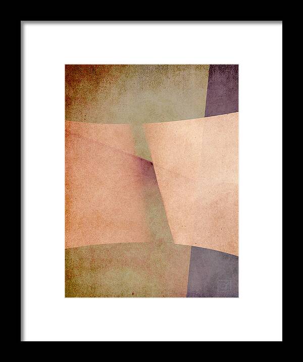 Abstract Framed Print featuring the digital art An Open Invitation by Jean Moore
