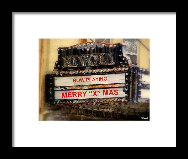 An X Rated Holiday Framed Print featuring the photograph An X Rated Holiday by Edward Smith
