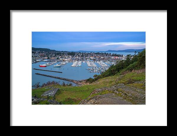 Sunrise Framed Print featuring the photograph Anacortes Peaceful Morning by Ken Stanback