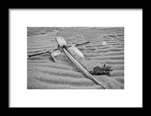 Harborview Beach Framed Print featuring the photograph Anchored in at Harborview Beach by Marisa Geraghty Photography