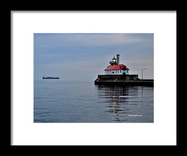 Lighthouse Framed Print featuring the photograph Anchored by Susie Loechler