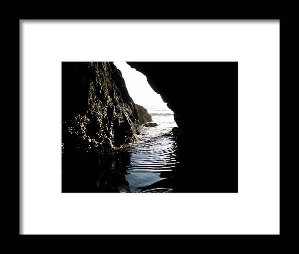 Ocean Framed Print featuring the photograph Ancient Reflections by Kicking Bear Productions