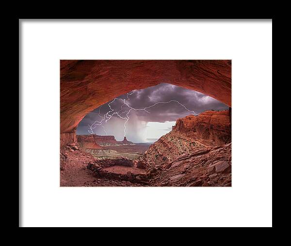 Desert Framed Print featuring the photograph Ancient Storm 2 by Dan Norris
