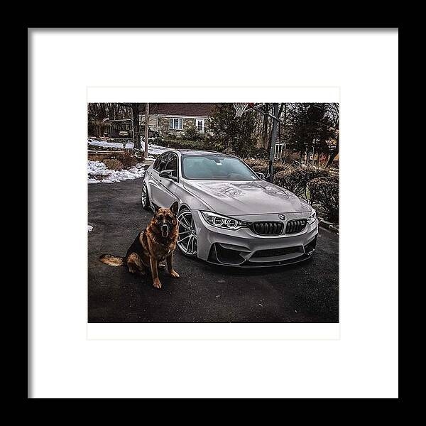 Turbo Framed Print featuring the photograph And Now? Don't Touch My Car!!! Bmw by Lueca Needfordrive
