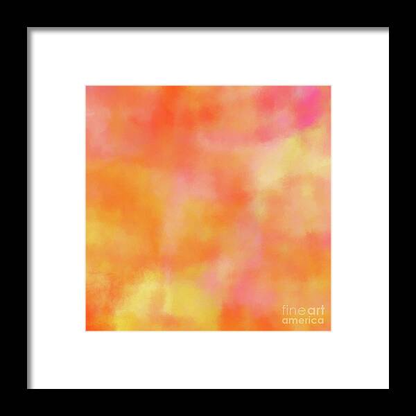 Square Framed Print featuring the digital art Andee Design Abstract 125 2017 by Andee Design