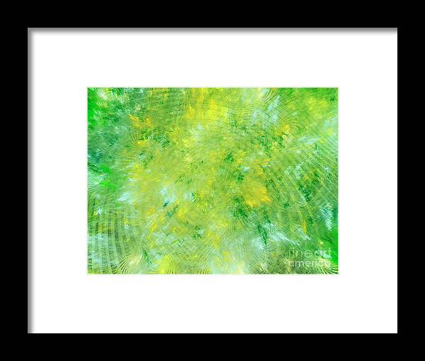 Abstract Framed Print featuring the digital art Andee Design Abstract 3 2018 by Andee Design