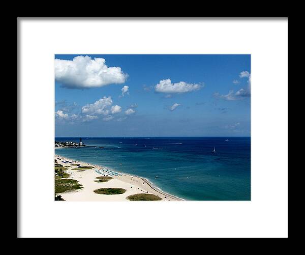 Beach Framed Print featuring the photograph Angela's Getaway by Corinne Carroll