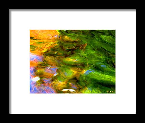 Abstract Framed Print featuring the photograph Angels Are Always Near by Sybil Staples