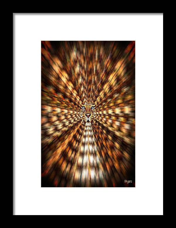 Digital Art Framed Print featuring the painting Animal Magnetism by Paula Ayers