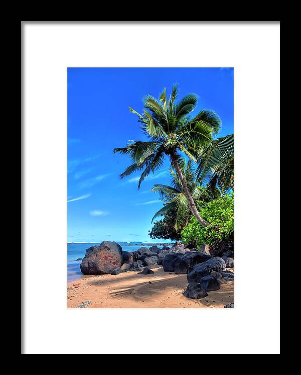 Granger Photography Framed Print featuring the photograph Anini Beach by Brad Granger