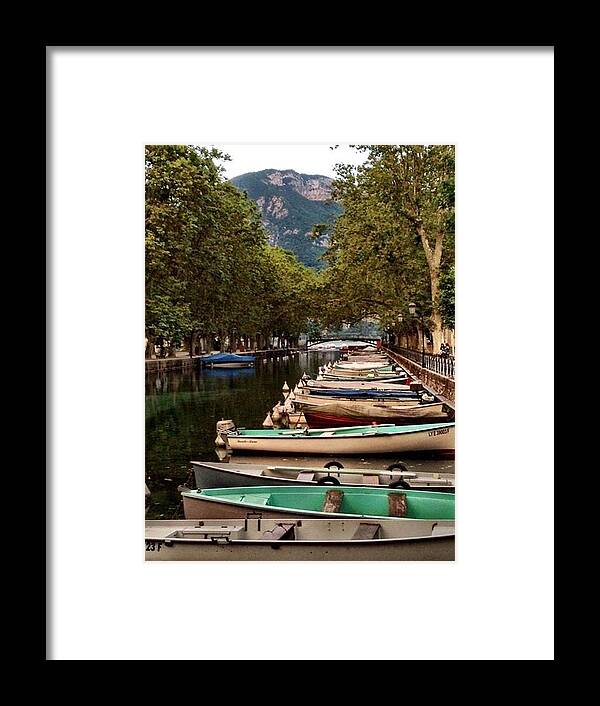 Annecy Framed Print featuring the photograph Annecy charm by Lauren Serene