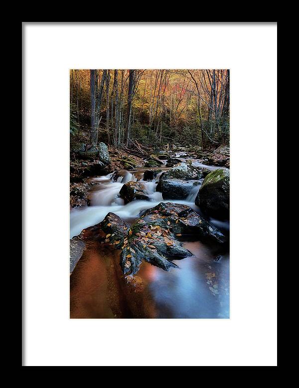 Mountain Stream Framed Print featuring the photograph Another Fall Morning by Mike Eingle
