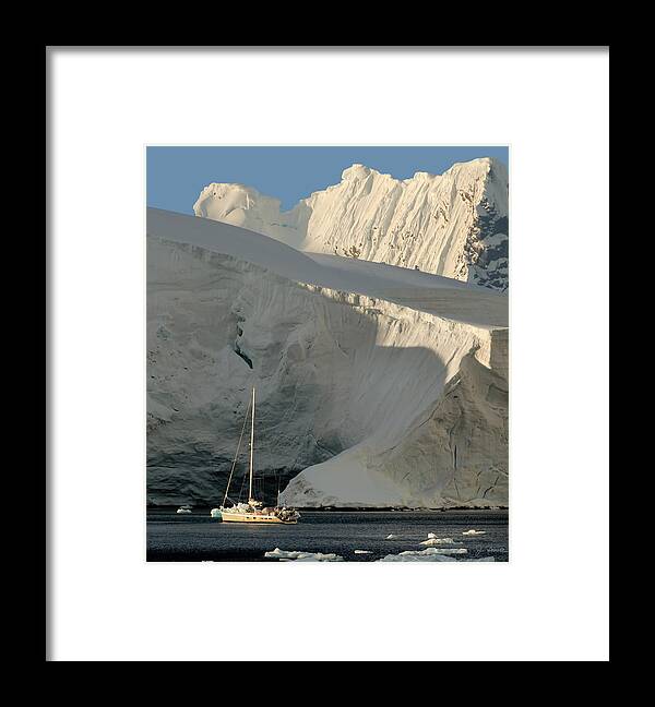 Antarctic Framed Print featuring the photograph Antarctic No. 7 by Joe Bonita