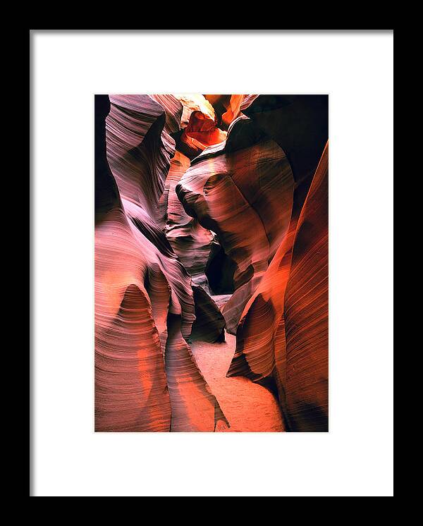 Antelope Canyon Framed Print featuring the photograph Antelope Canyon by Frank Houck