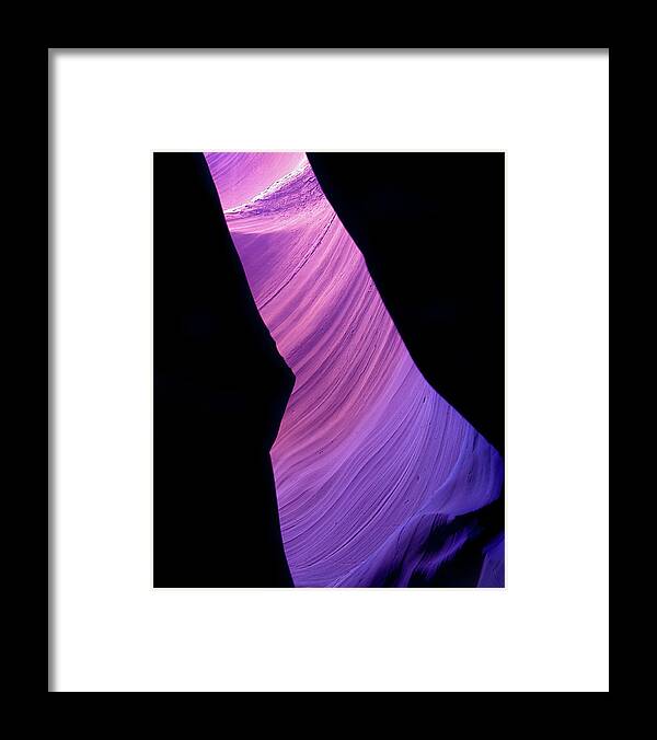 Antelope Canyon Framed Print featuring the photograph Antelope Canyon Wall by JustJeffAz Photography
