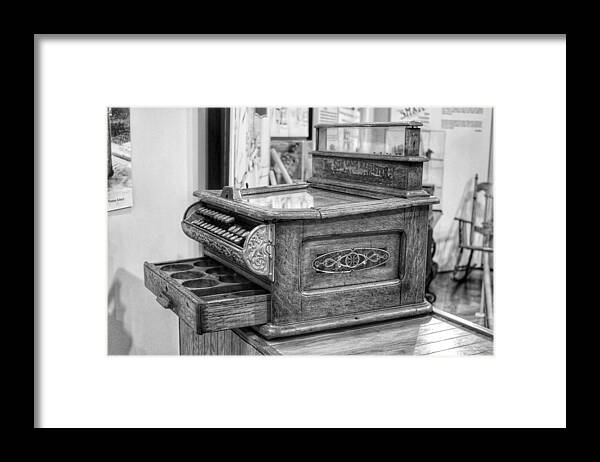 Cash Register Framed Print featuring the photograph Antique Cash Register by Jackson Pearson