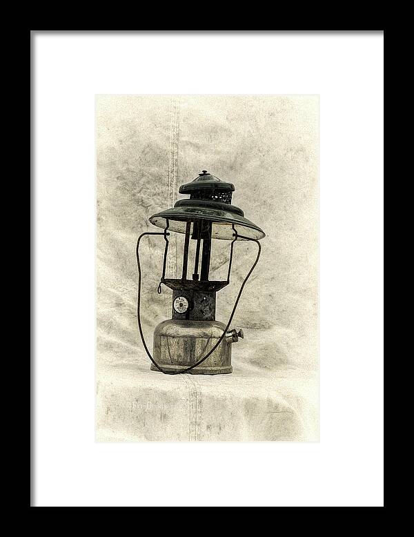 Lantern Framed Print featuring the photograph Antique Coleman Lantern by Fred Denner