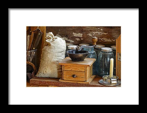 Grinder Framed Print featuring the photograph Antique Grinder by Scott Read
