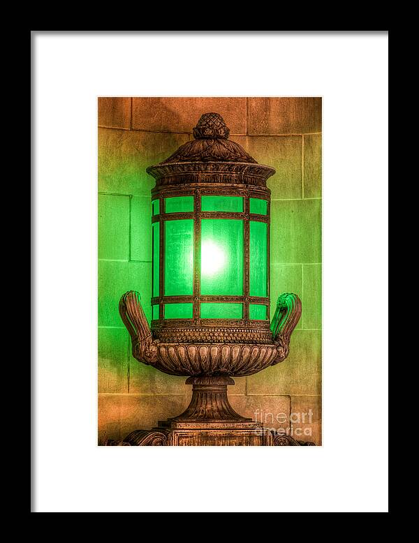 Art Framed Print featuring the photograph Antique Lantern by Phil Spitze