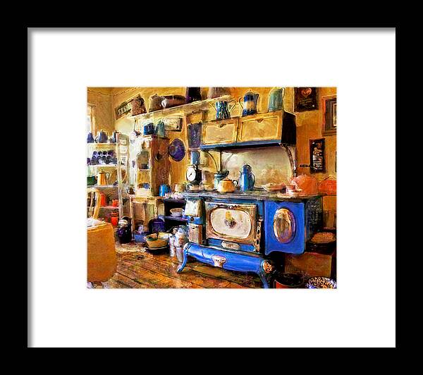 Kitchens Framed Print featuring the photograph Antique Store Kitchen by Anna Louise