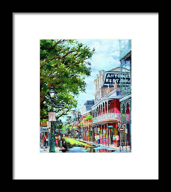 New Orleans Art Framed Print featuring the painting Antoine's by Dianne Parks