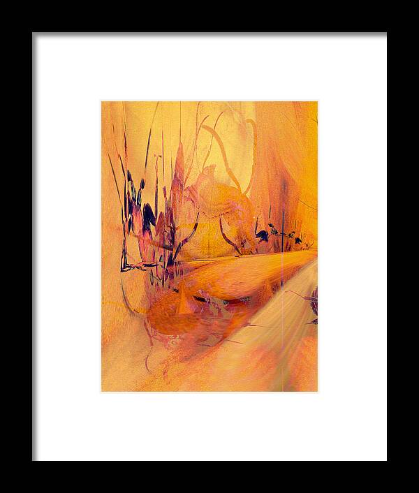 Antsy Art Framed Print featuring the digital art Antsy Series - Life's a Stage by Dolores Kaufman