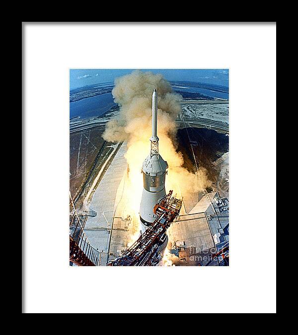 1969 Framed Print featuring the photograph Apollo 11 Launch by NASA Science Source