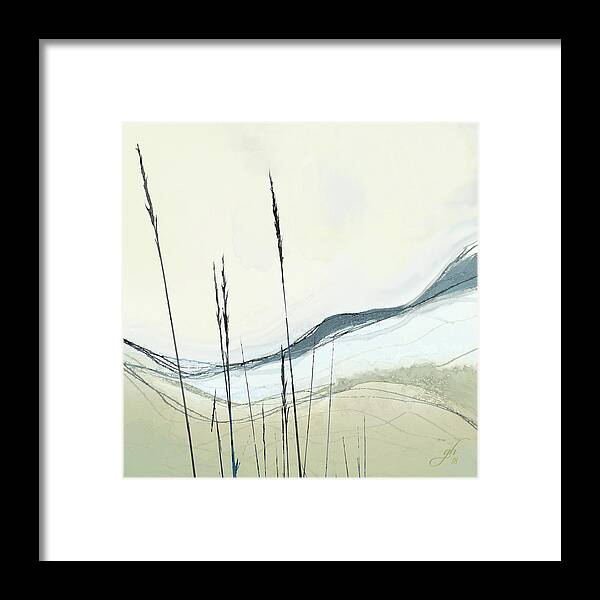 Abstract Framed Print featuring the digital art Appalachian Spring by Gina Harrison