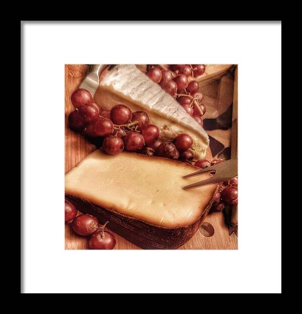 Cheese Framed Print featuring the photograph Appetizer by Nadia Seme
