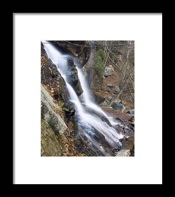 Waterfall Framed Print featuring the photograph Apple Orchard Falls by Alan Raasch