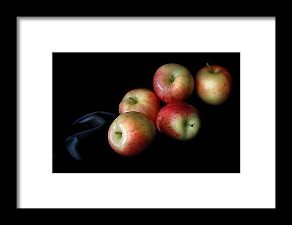 Still Life Framed Print featuring the photograph Appleanche by Dan Holm