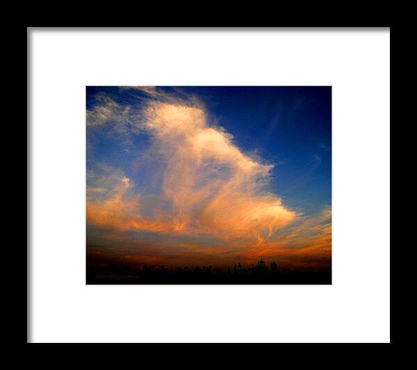 Sky Framed Print featuring the photograph Approaching Storm by Pat Wagner
