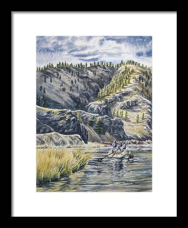 Waterccolor Framed Print featuring the painting April in Montana by Link Jackson