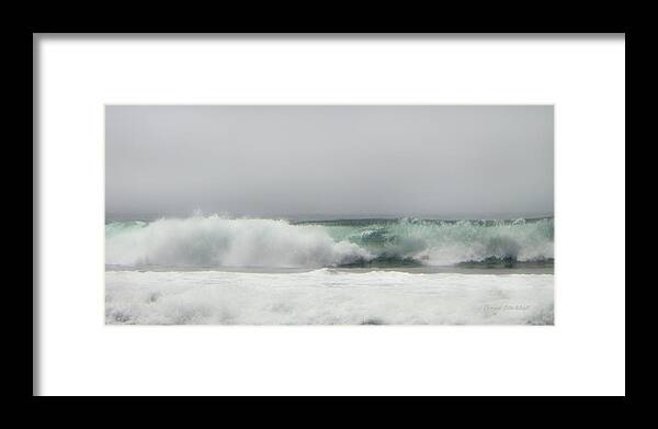 Ocean Framed Print featuring the photograph Aquamarine by Donna Blackhall