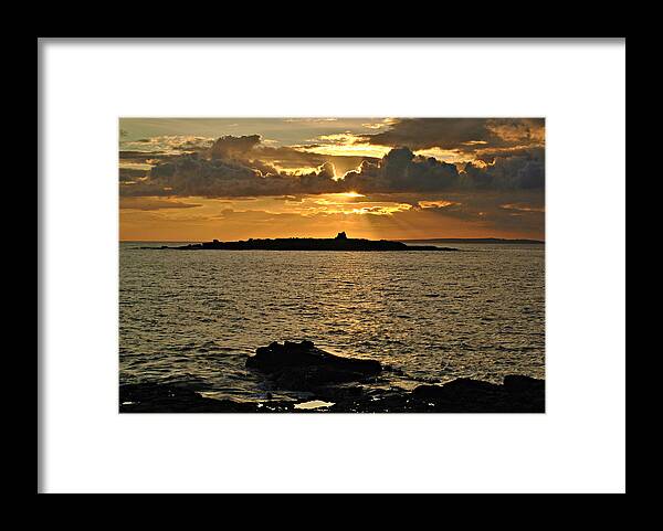 Sunset Framed Print featuring the photograph Aran Sunset by Joe Ormonde