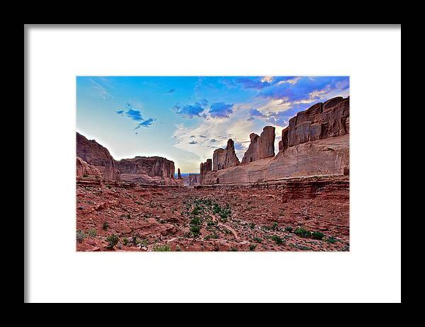 Arches National Park Framed Print featuring the photograph Arches National Park, Utah by John Daly