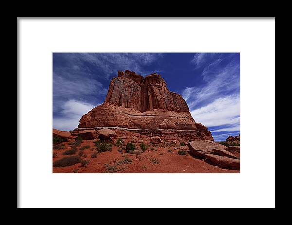 Arches Framed Print featuring the photograph Arches Scene 2 by Renee Hardison