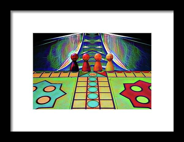 Game Framed Print featuring the digital art Are You Game by John Haldane