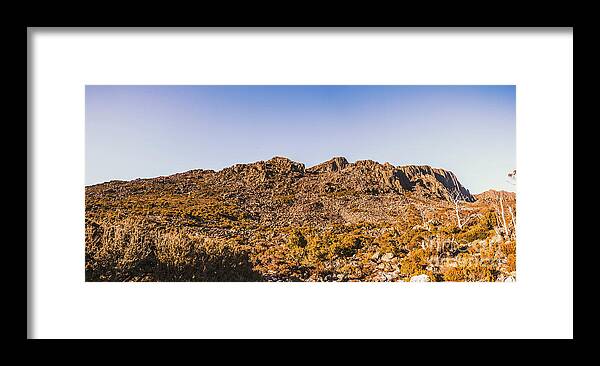 Arid Framed Print featuring the photograph Arid Australian panoramic by Jorgo Photography