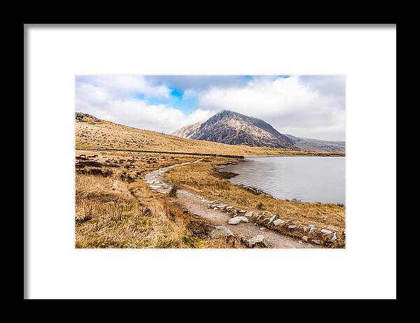 Mountain Framed Print featuring the photograph Around Llyn Idwal by Nick Bywater