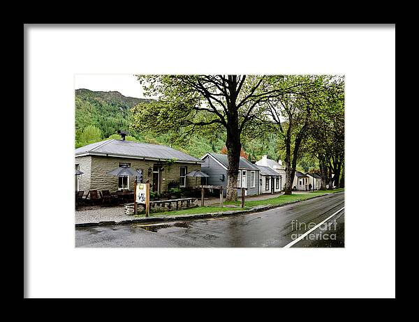 Queenstown Framed Print featuring the photograph Arrowtown, New Zealand by Yurix Sardinelly
