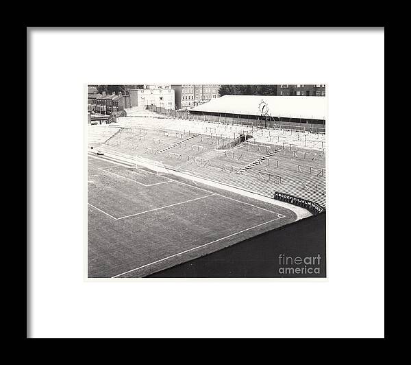 Arsenal Framed Print featuring the photograph Arsenal - Highbury - Clock End 1 - 1969 by Legendary Football Grounds