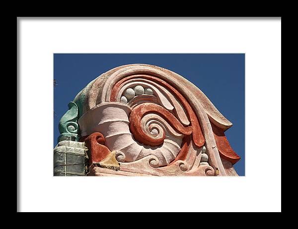 Morro Bay Framed Print featuring the photograph Art Deco Details by Art Block Collections