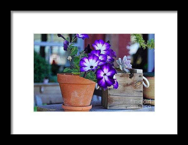 Flowers Framed Print featuring the photograph Artfully by Merle Grenz